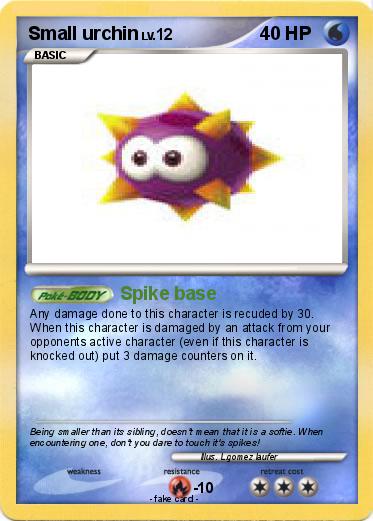 Pokemon Small urchin