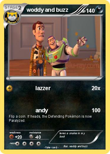 Pokemon woddy and buzz