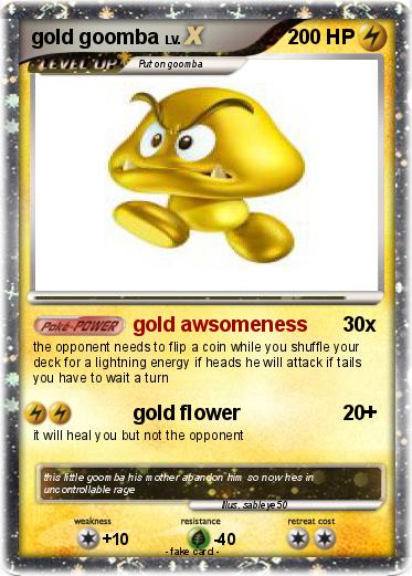 Pokemon gold goomba