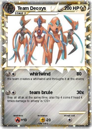 Pokemon Team Deoxys