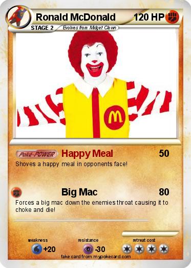 Pokemon Ronald McDonald