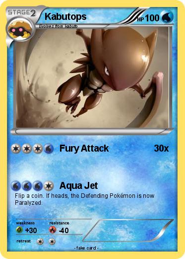 Pokemon Kabutops