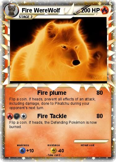 Pokemon Fire WereWolf