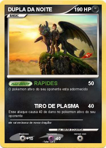 Pokemon DUPLA DA NOITE