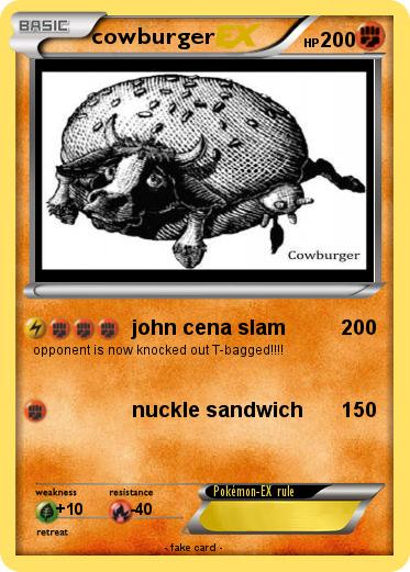 Pokemon cowburger