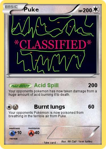 Pokemon Puke