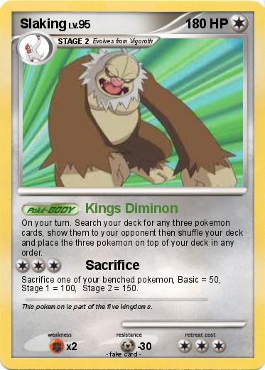 Pokemon Slaking