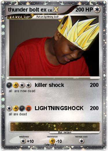 Pokemon thunder bolt ex