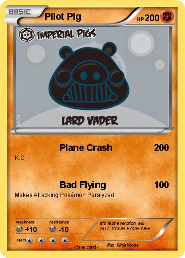 Pokemon Pilot Pig
