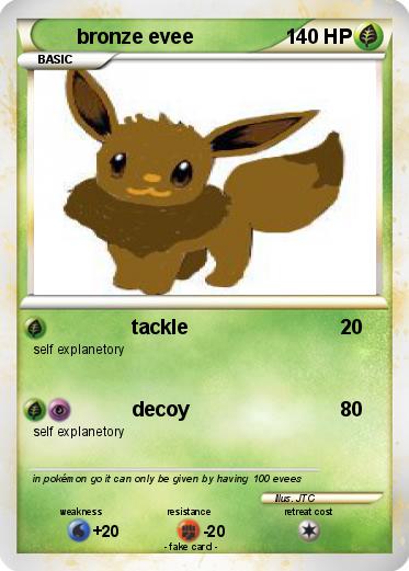 Pokemon bronze evee