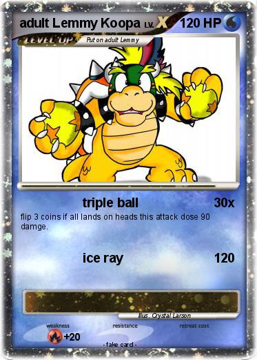 Pokemon adult Lemmy Koopa