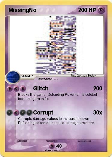 Pokemon MissingNo