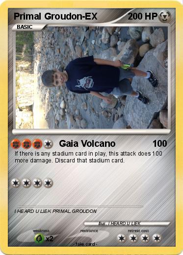 Pokemon Primal Groudon-EX