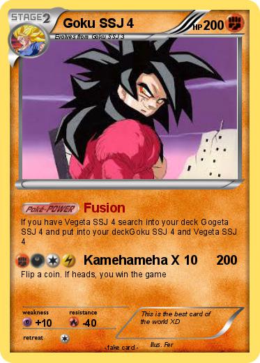 Pokemon Goku SSJ 4