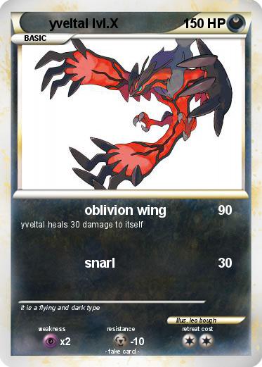 Pokemon yveltal lvl.X