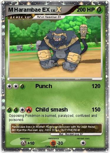 Pokemon M Harambae EX