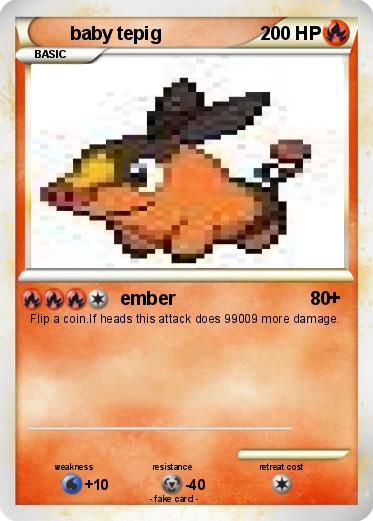 Pokemon baby tepig