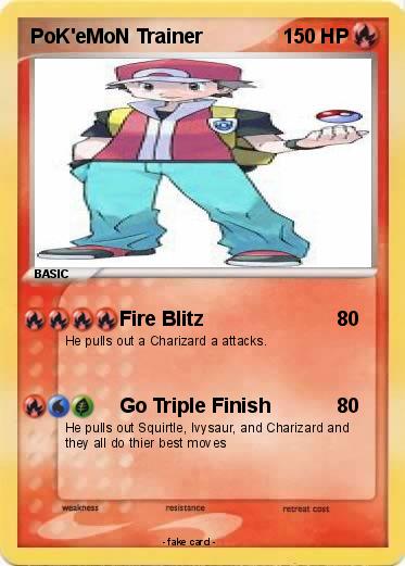 Pokemon PoK'eMoN Trainer