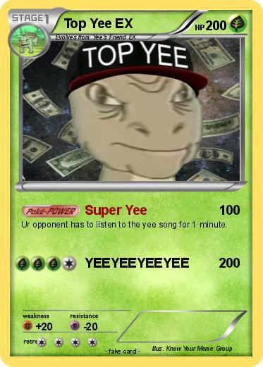 Pokemon Top Yee EX