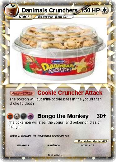 Pokemon Danimals Crunchers