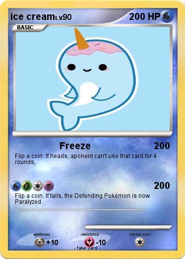 Pokemon ice cream