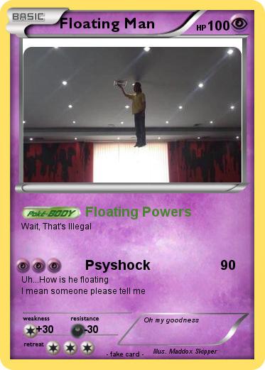 Pokemon Floating Man