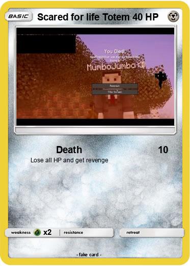 Pokemon Scared for life Totem