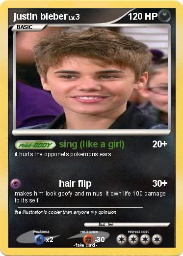 Pokemon justin bieber