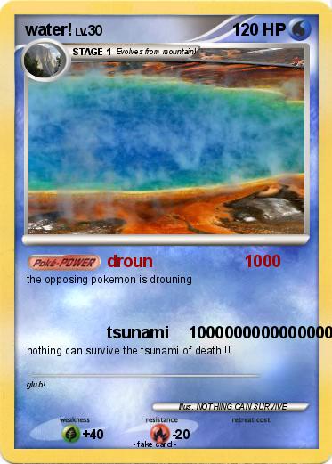Pokemon water!