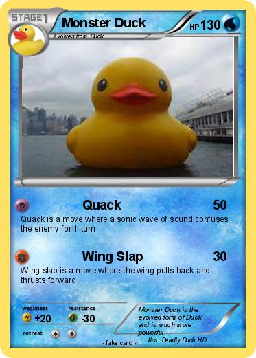 Pokemon Monster Duck