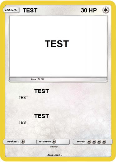 Pokemon TEST Pokemon TEST