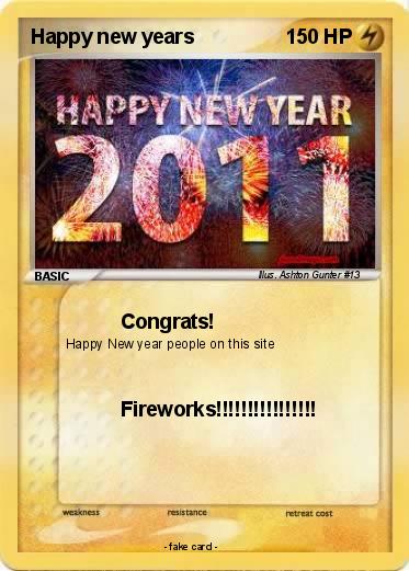 Pokemon Happy new years