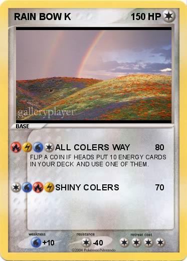 Pokemon RAIN BOW K