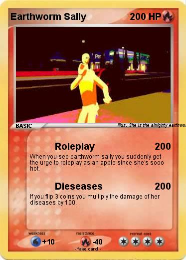 Pokemon Earthworm Sally