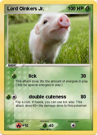 Pokemon Lord Oinkers Jr.