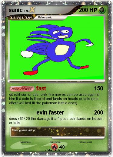 Pokemon sanic