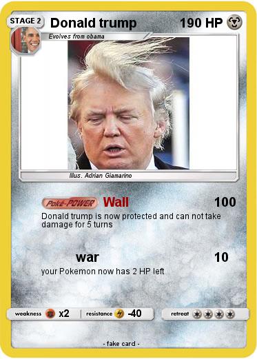 Pokemon Donald trump