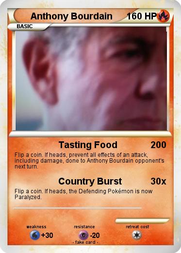 Pokemon Anthony Bourdain