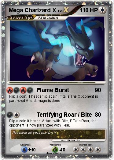 Pokemon Mega Charizard X