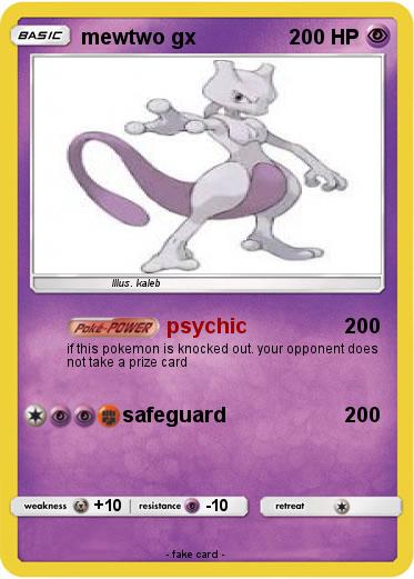 Pokemon mewtwo gx