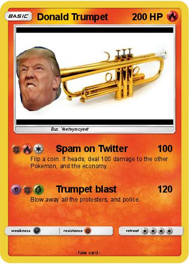 Pokemon Donald Trumpet