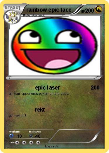 Pokemon rainbow epic face