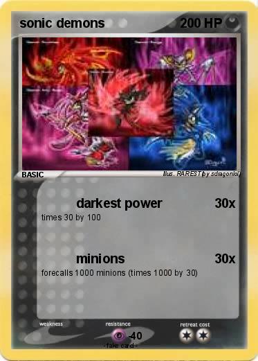 Pokemon sonic demons