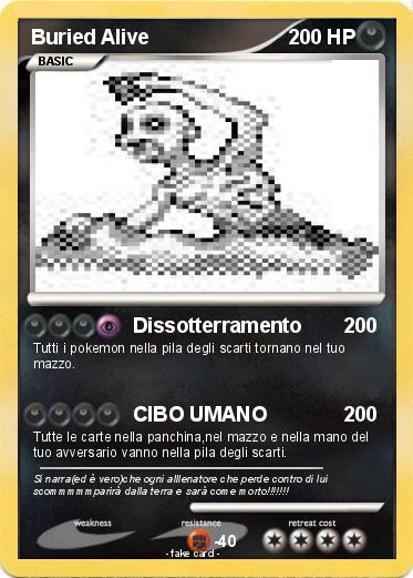 Pokemon Buried Alive