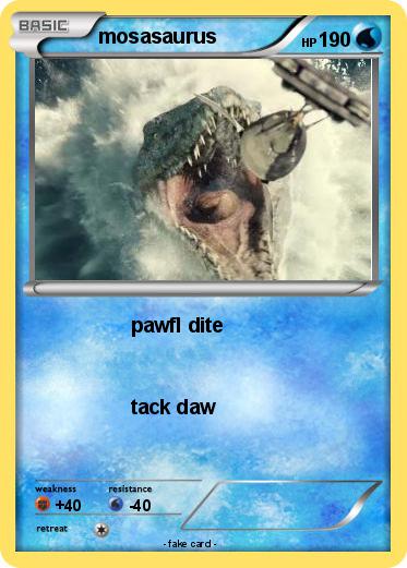Pokemon mosasaurus