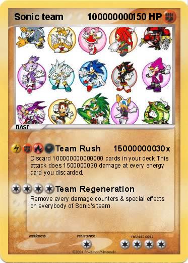 Pokemon Sonic team         100000000