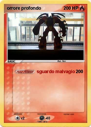 Pokemon orrore profondo