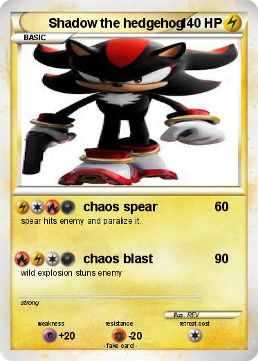 Pokemon Shadow the hedgehog