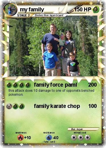Pokemon my family