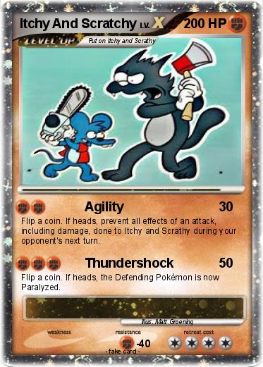 Pokemon Itchy And Scratchy